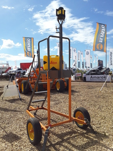 Carro soporte para emisor láser 
